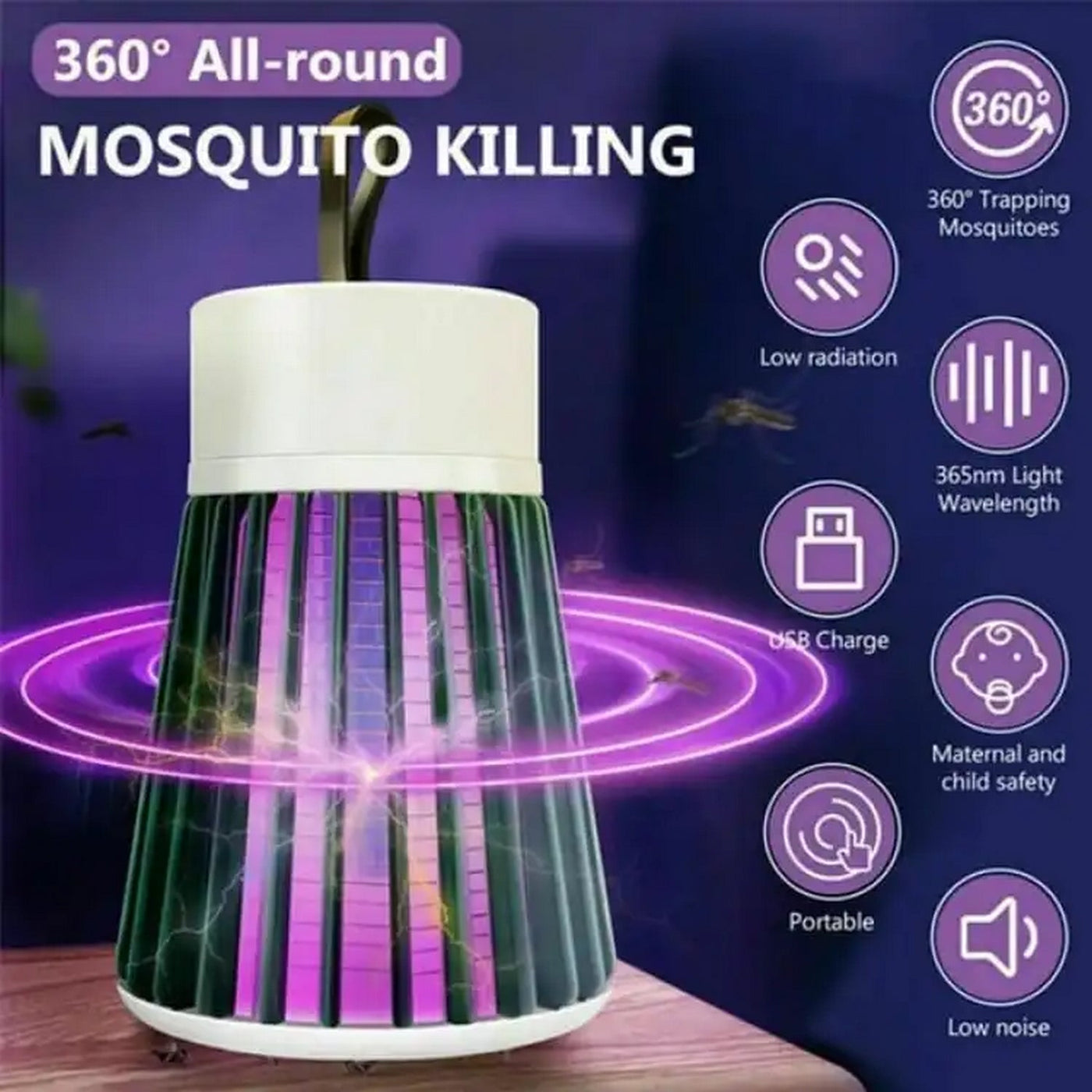 Mosquito Lamp USB Charge Anti Mosquito