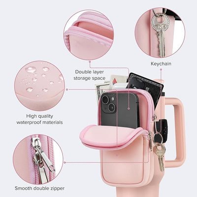 Water Bottle Pouch For Stanley Cup 40oz 30oz