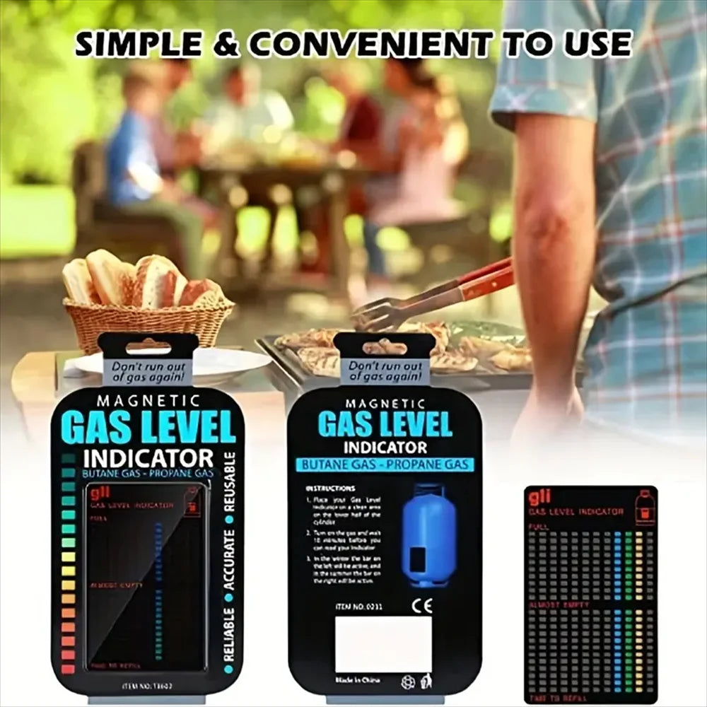 Magnetic Gas Level Indicator For Kitchen
