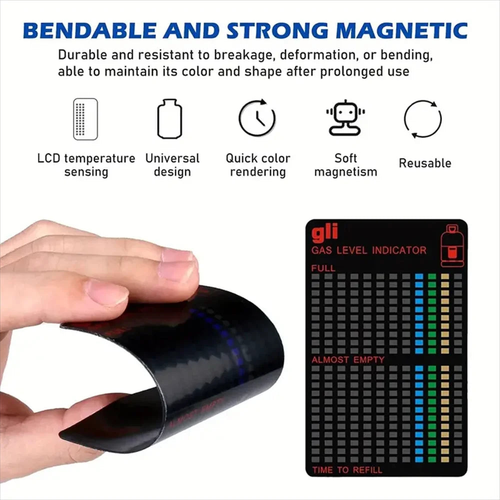 Magnetic Gas Level Indicator For Kitchen
